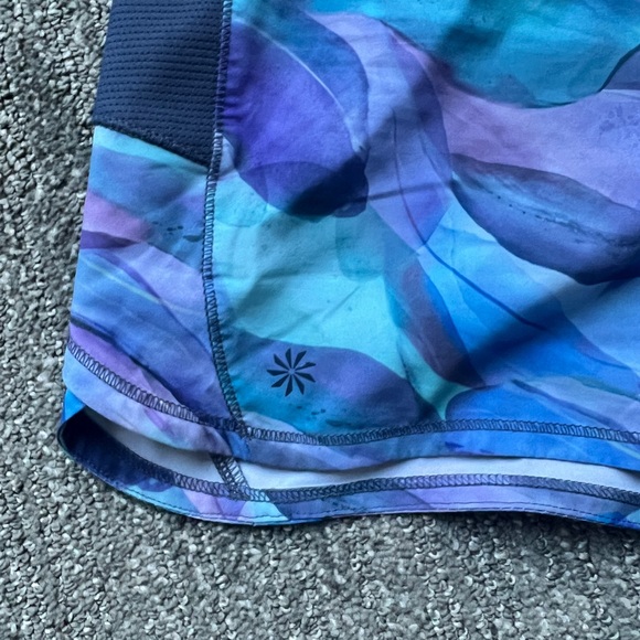 Athleta Girls Shorts Blue Summer Gym Active - Picture 2 of 5